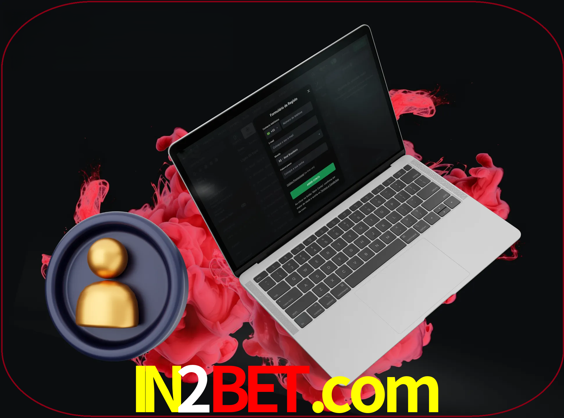 No cabeçalho do site in2bet, clique no botão que o levará a um formulário especial onde terá de introduzir as suas informações actuais.