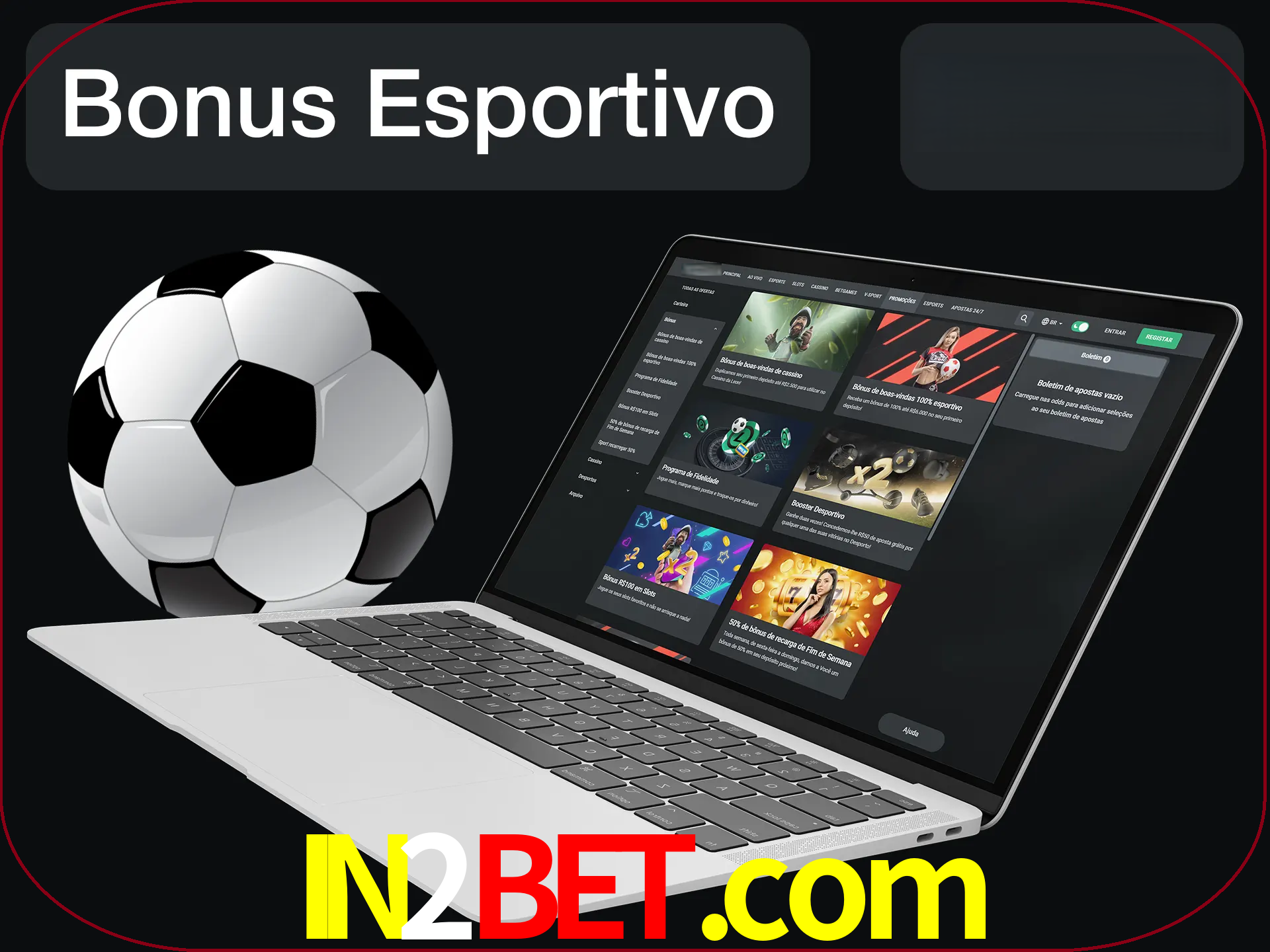 Antes de começar a apostar, use o bônus esportivo.