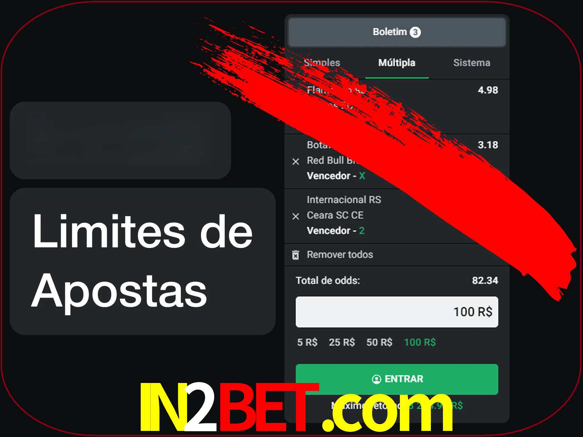 Não faça apostas loucas.