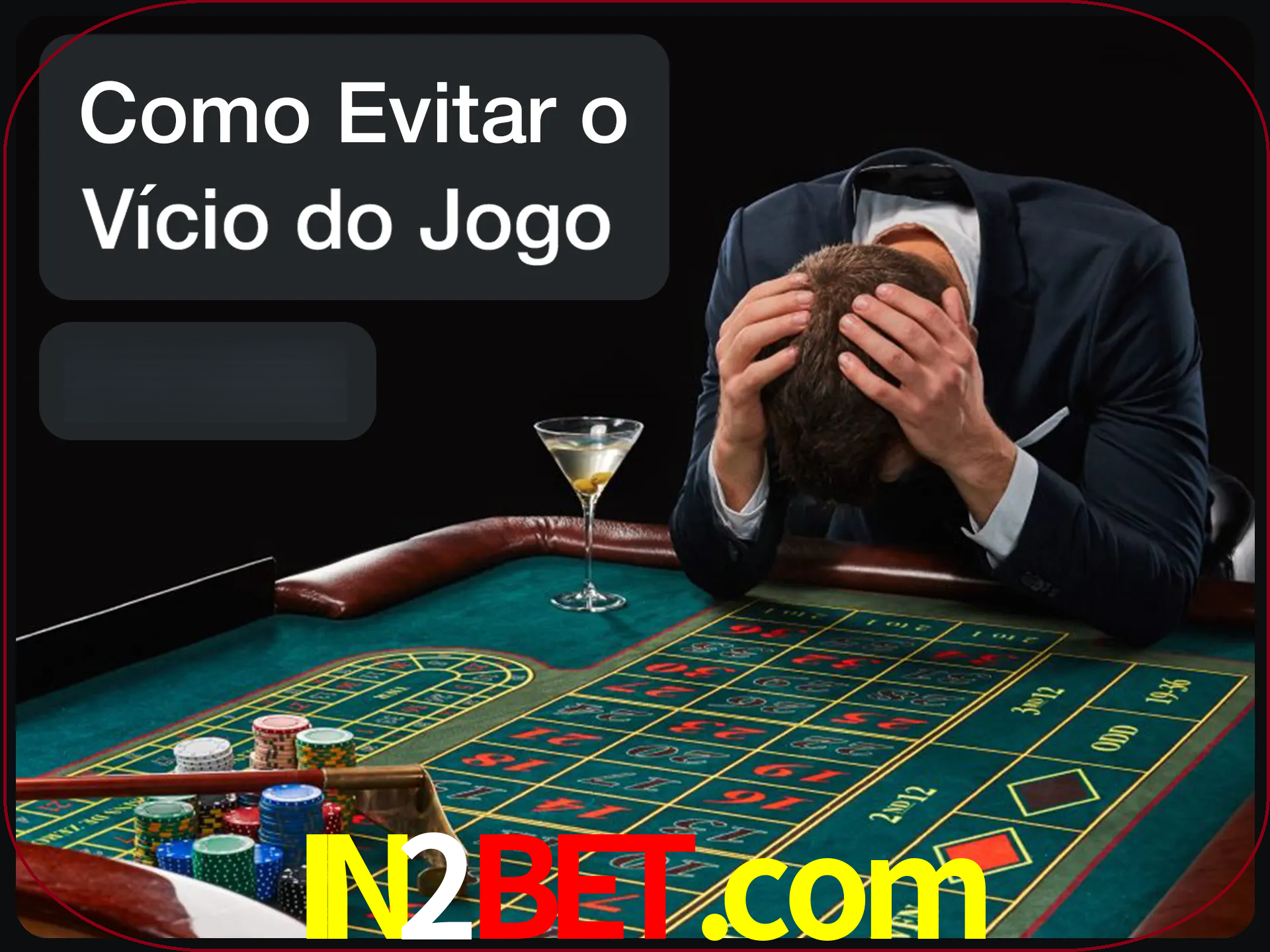Você é responsável por cada uma de suas apostas.